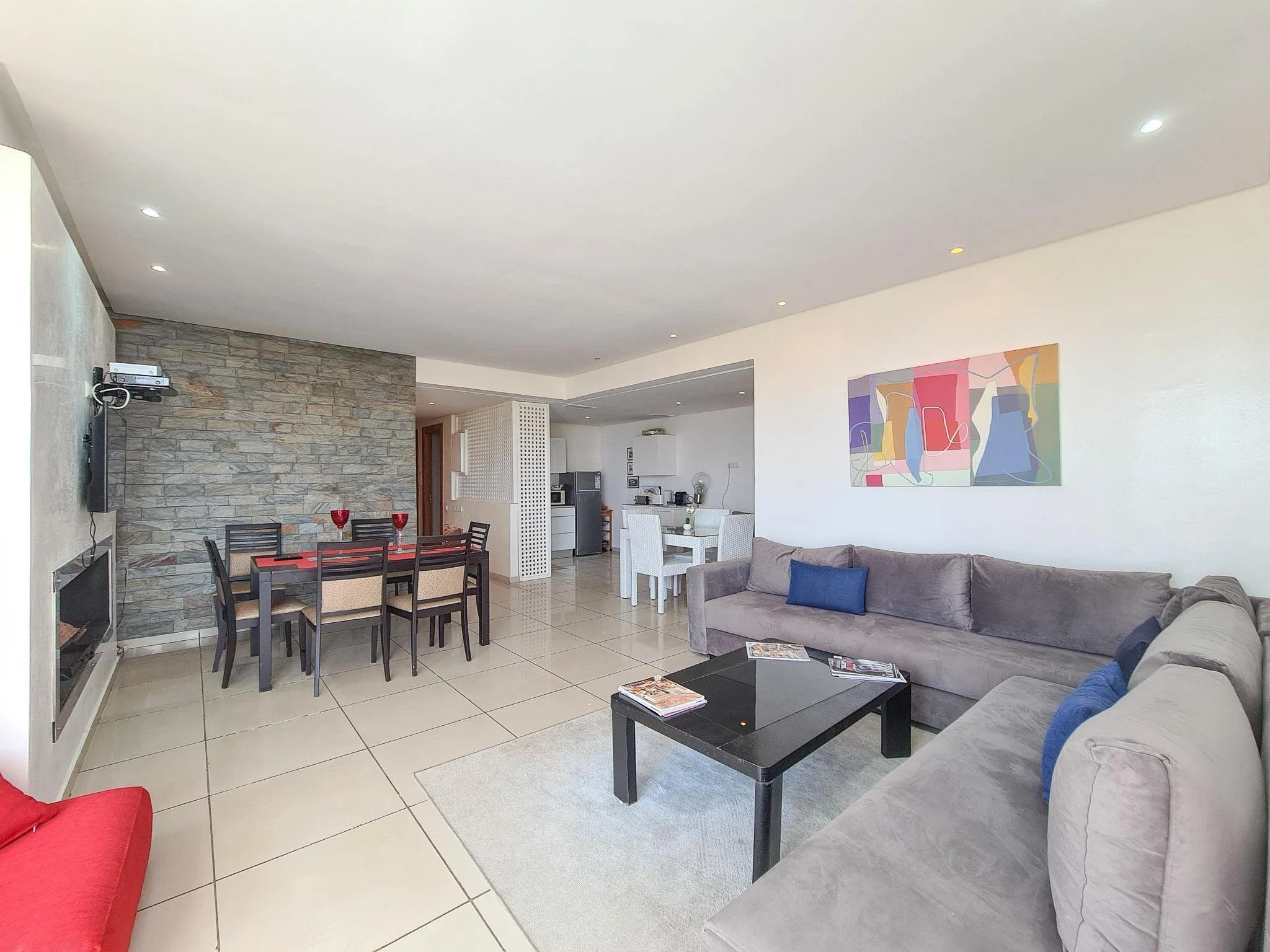 Appartement meublé de 2 chambres à Dar Bouazza - الدار البيضاء