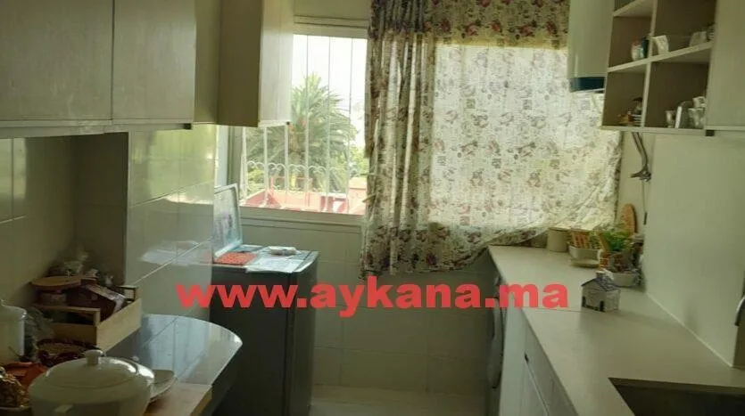 Location Appartement Meublé Rabat Aviation REF 3790 - الرباط (4)