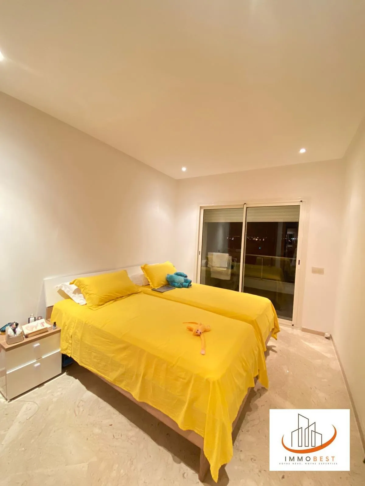 Dar bouazza, location superbe appartement meublé 2 CH - الدار البيضاء (2)