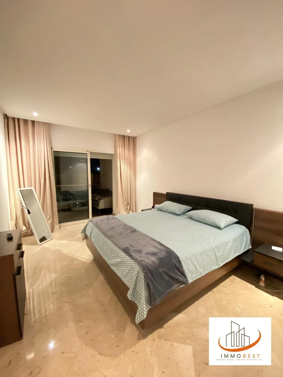 Dar bouazza, location superbe appartement meublé 2 CH - الدار البيضاء (3)