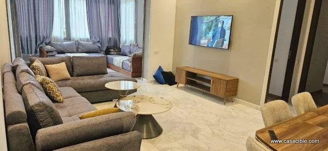 CFC: appartement meublé 2 ch avec terrasse. - الدار البيضاء (2)
