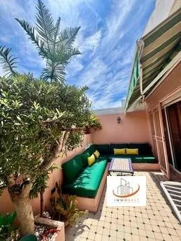 Racine, location d’un très bel Appartement meublé avec TERRASSE 1 CH - الدار البيضاء