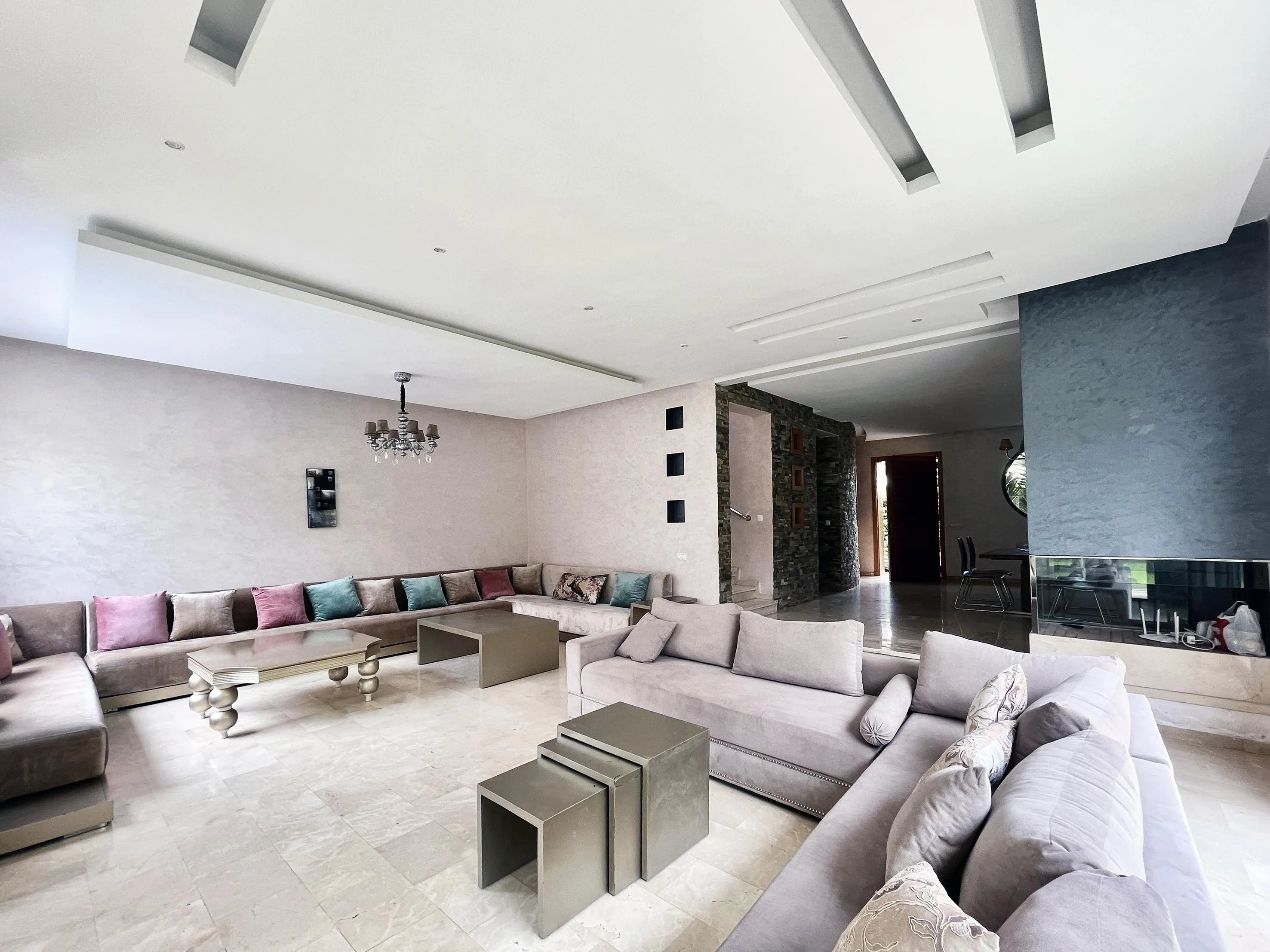 Villa meublée de 3 Chambres avec piscine. - الدار البيضاء (4)