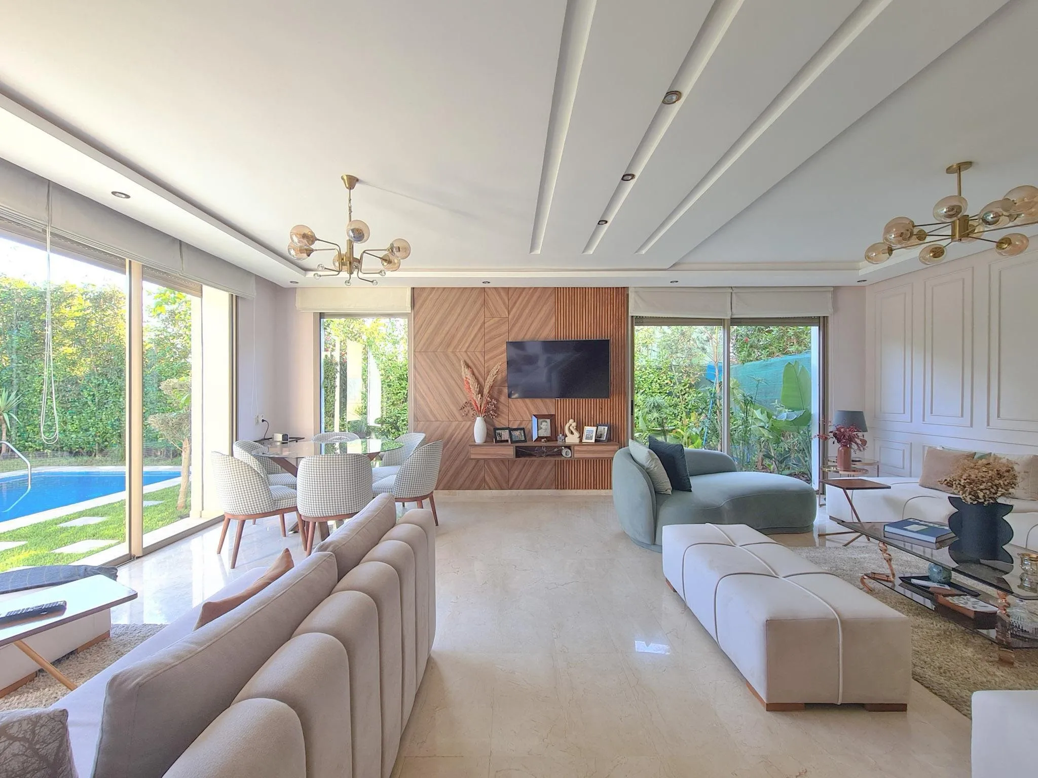 Villa 3 chambres, piscine en résidence sécurisée - الدار البيضاء (3)