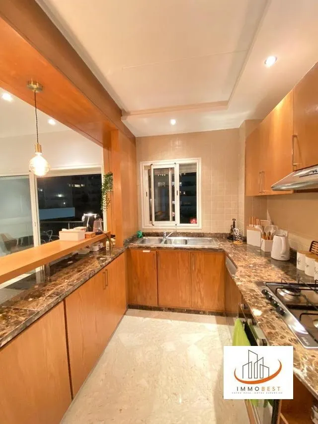 Dar bouazza, location superbe appartement meublé 2 CH - الدار البيضاء (2)