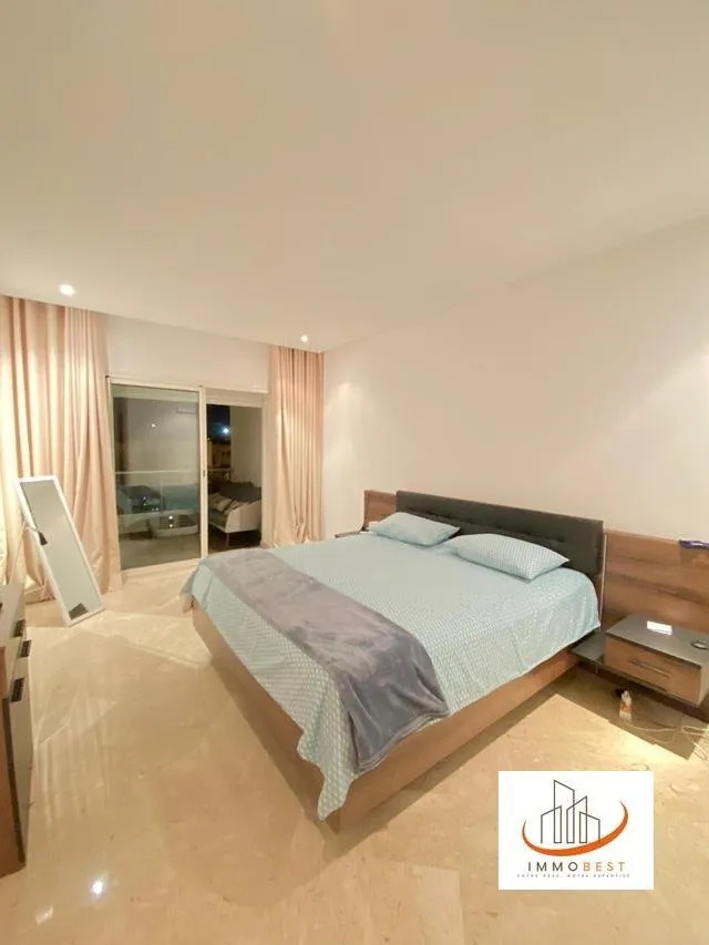 Dar bouazza, location superbe appartement meublé 2 CH - الدار البيضاء (3)