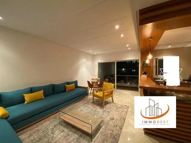 Dar bouazza, location superbe appartement meublé 2 CH - الدار البيضاء (4)
