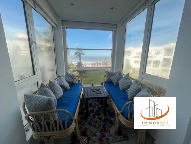 Tamaris, location d’un appartement meublé front mer 2 CH - الدار البيضاء