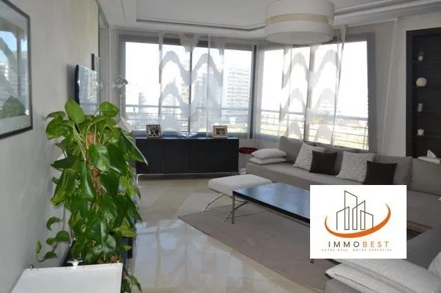Racine, bel appartement meublé en location,2CH - الدار البيضاء