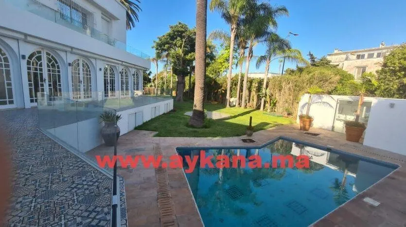 Location Villa Rabat Hassan REF 3490 - الرباط
