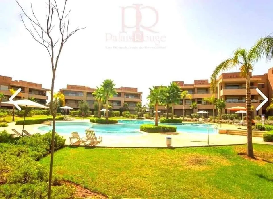 Apprt non meublé rez de jardin à louer Prestigia - مراكش