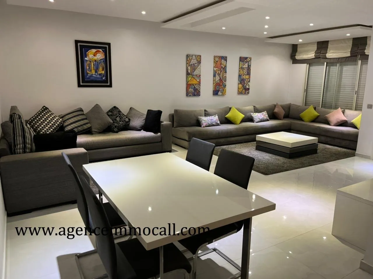 Appartement meublé en location à Hay Riad - الرباط