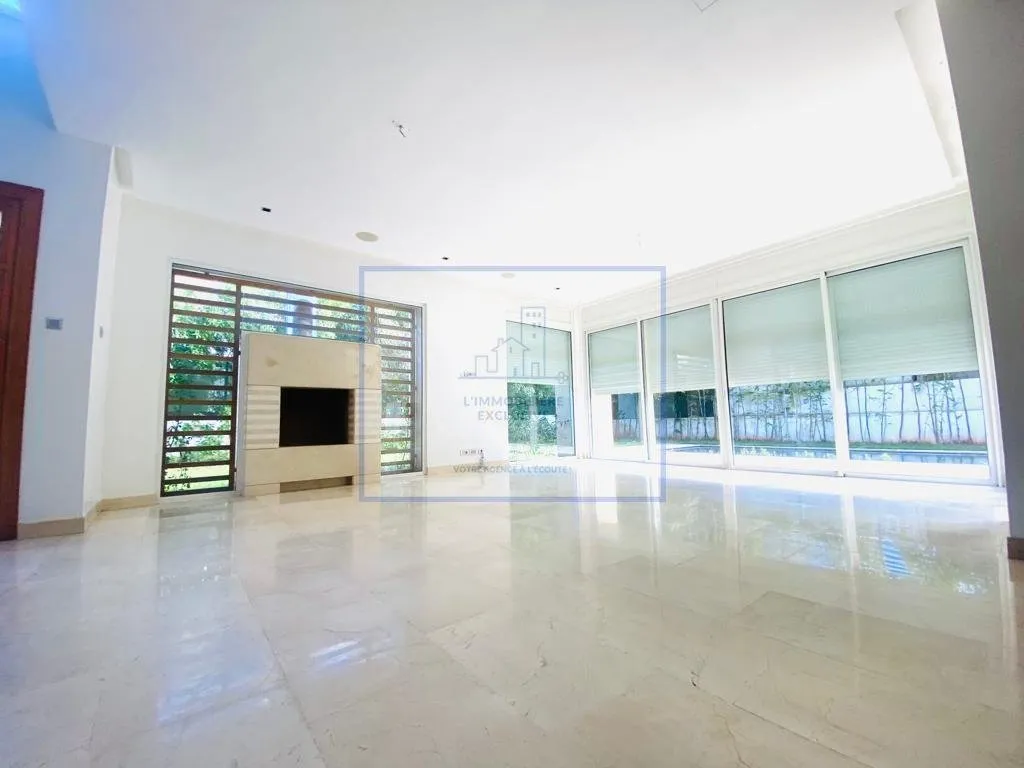 BOUSKOURA-VILLE VERTE-LOCATION-VILLA-PISCINE - الدار البيضاء