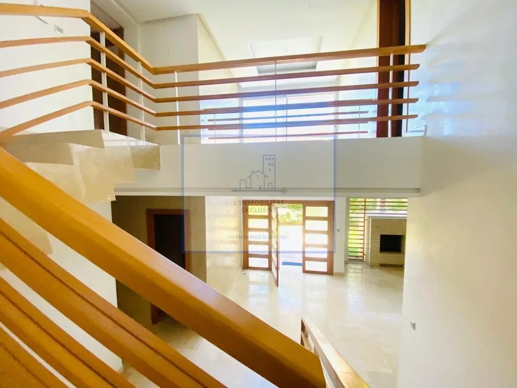 BOUSKOURA-VILLE VERTE-LOCATION-VILLA-PISCINE - الدار البيضاء (3)