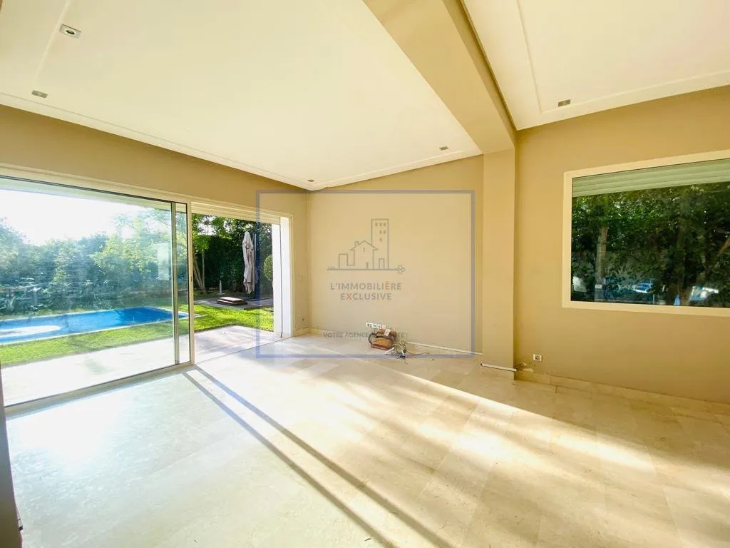 BOUSKOURA-LOCATION-VILLA-PISCINE-JARDIN - الدار البيضاء (2)
