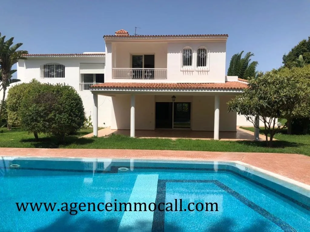 Villa à louer au quartier SOUISSI-Rabat - الرباط
