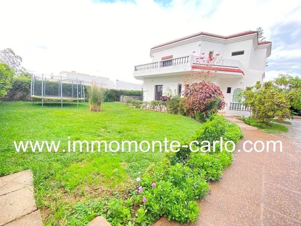 Très belle villa meublée avec jardin à Rabat Hay Riad - الرباط (2)