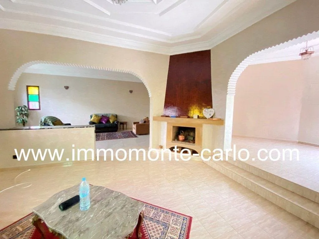 Très belle villa meublée avec jardin à Rabat Hay Riad - الرباط (3)