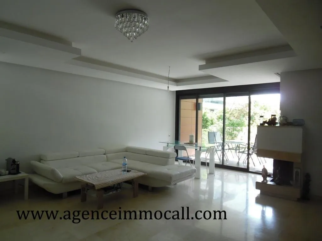 Appartement Rez de jardin à LOUER situé à Souissi - الرباط