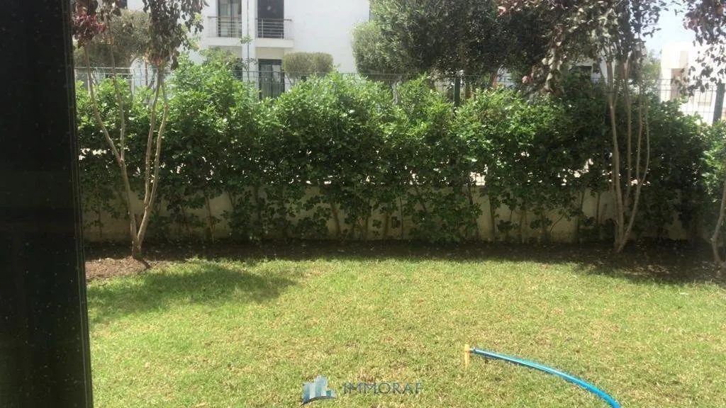 Location Appartement Rez De Jardin Meublé Bouskoura - الدار البيضاء