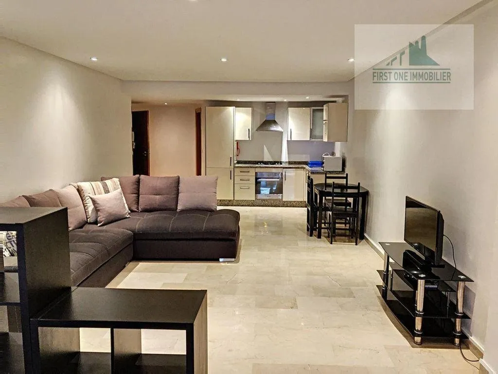 Grand studio Loft meublé 65 m² Anfa - الدار البيضاء