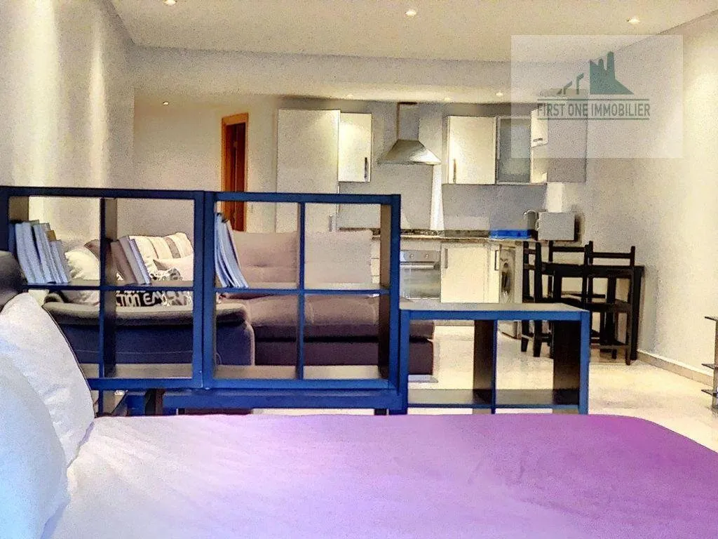 Grand studio Loft meublé 65 m² Anfa - الدار البيضاء (3)
