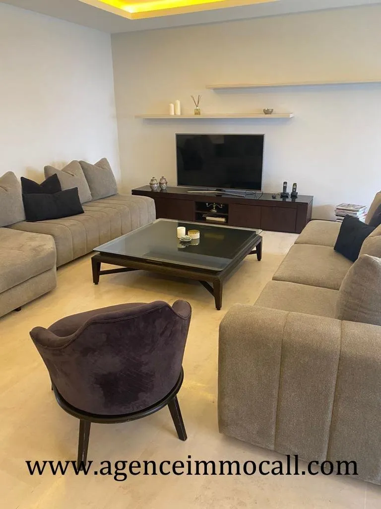 Appartement meublé moderne en location à SOUISSI - الرباط