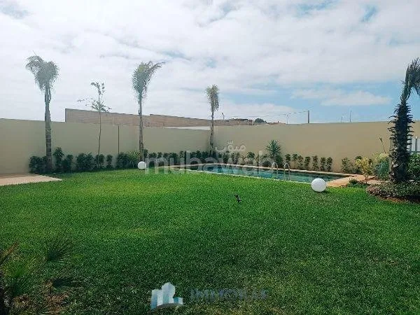 Location Appartement rez de jardin meublé à Dar Bouazza - الدار البيضاء