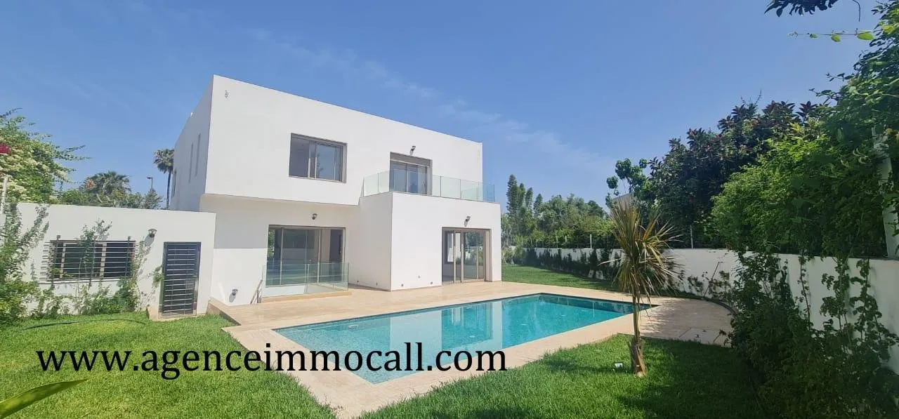 Splendide villa en location à Hay Riad - الرباط