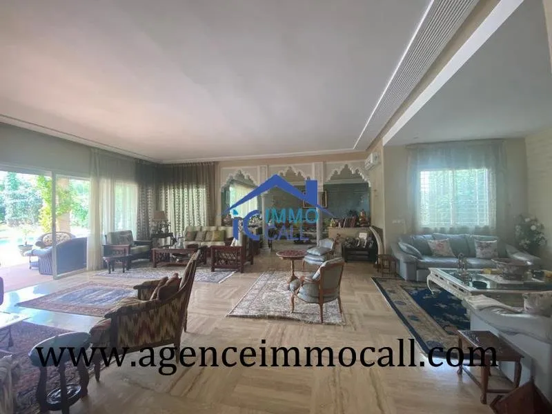 Villa meublée à louer au quartier SOUISSI-Rabat - الرباط (4)