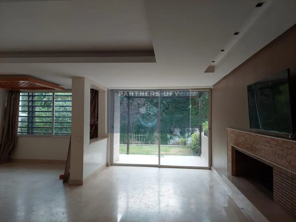 duplex à louer en rez de jardin - BOUSKOURA - RESIDENCE FERMEE - بوسكورة (2)