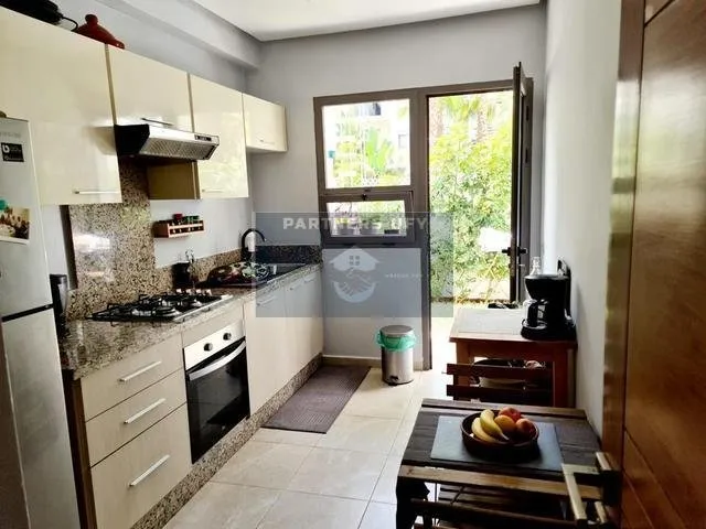 Bel appartement avec jardin à louer en plein ALMAZ. - الدار البيضاء (3)