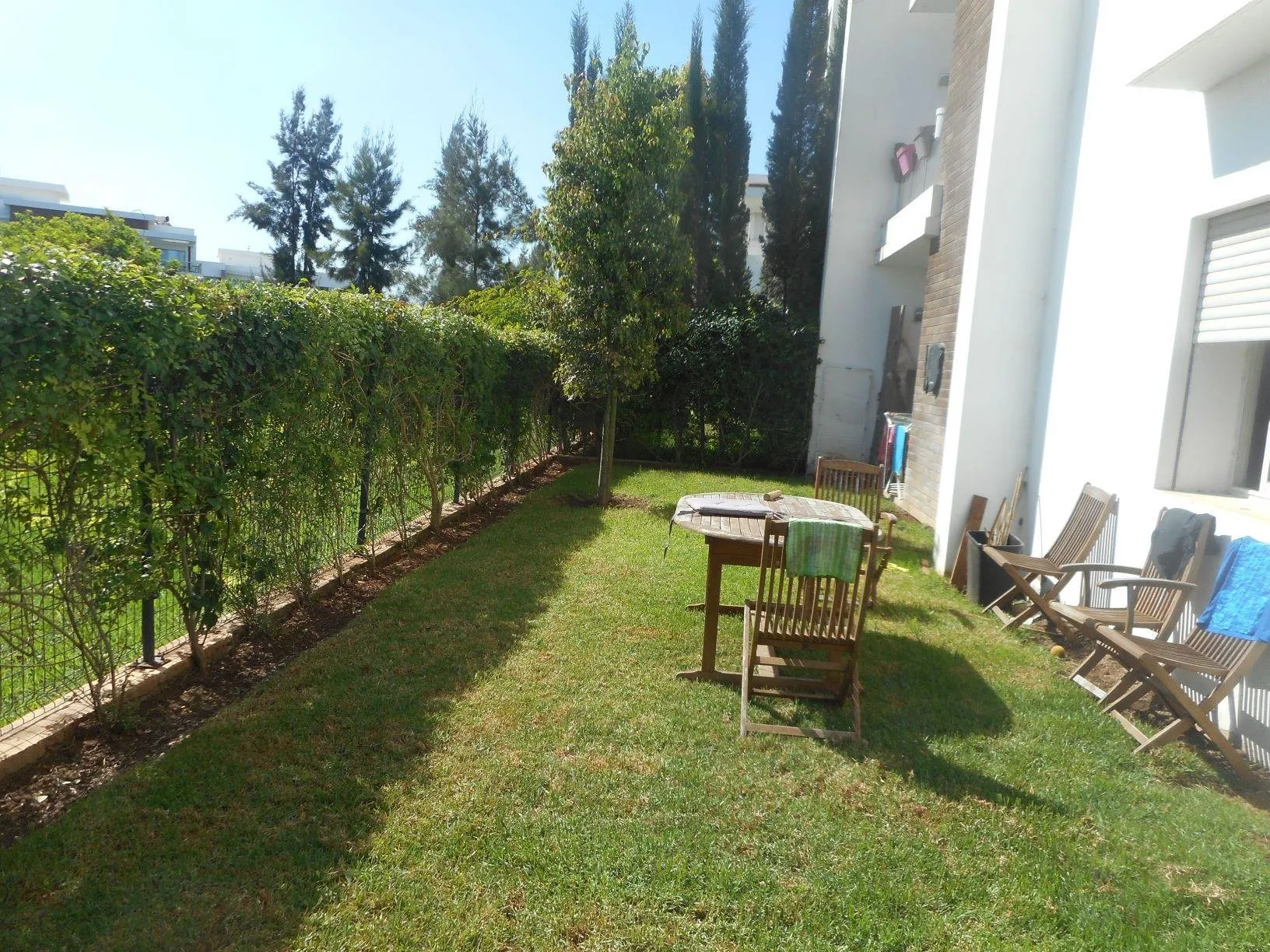 Location Appartement rez de jardin vide Bouskoura - الدار البيضاء