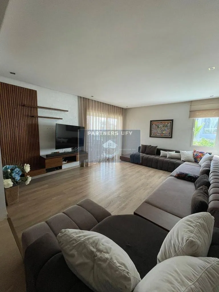 joli appartement á louer en résidence á BOUSKOURA- Terrasse - بوسكورة (3)