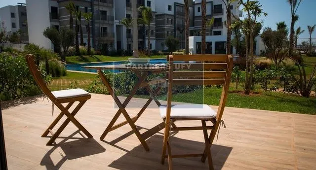 duplex meublé à louer en rez de jardin BOUSKOURA - الدار البيضاء