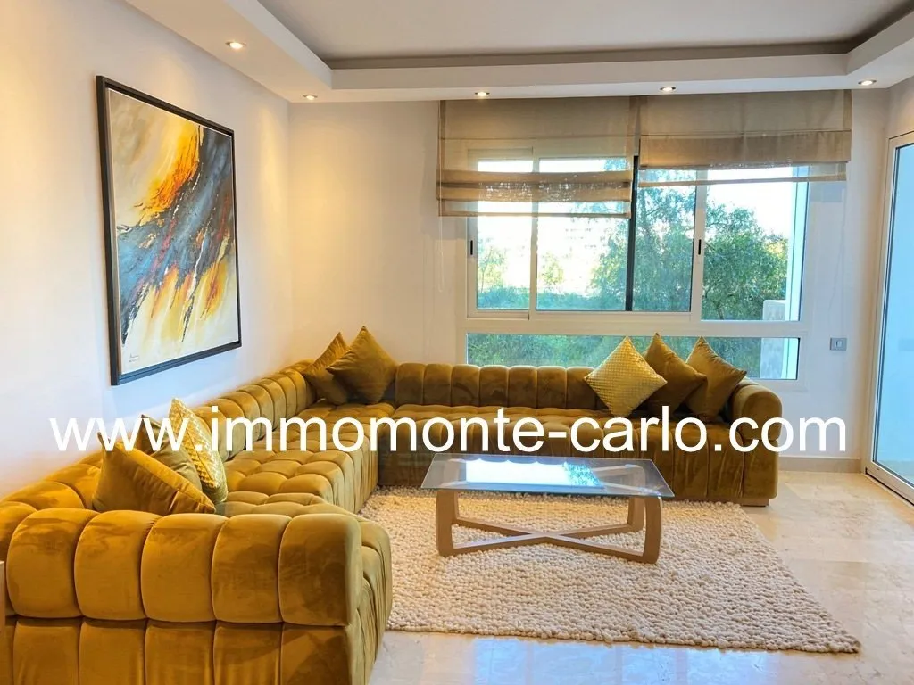 Luxueux appartement meublé  sans vis-à-vis à l’orangeraie du Souissi - الرباط (2)