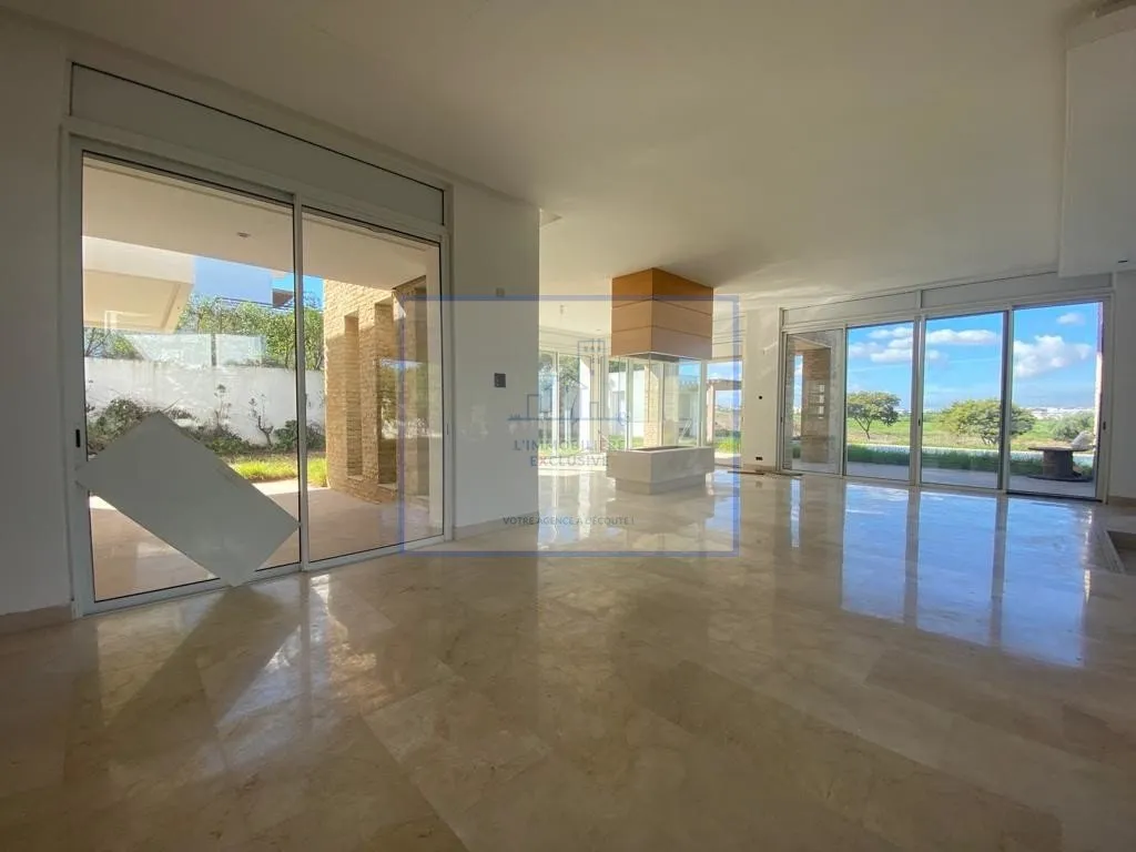 BOUSKOURA FRONT GOLF-LOCATION-VILLA-JARDIN-PISCINE - الدار البيضاء (3)