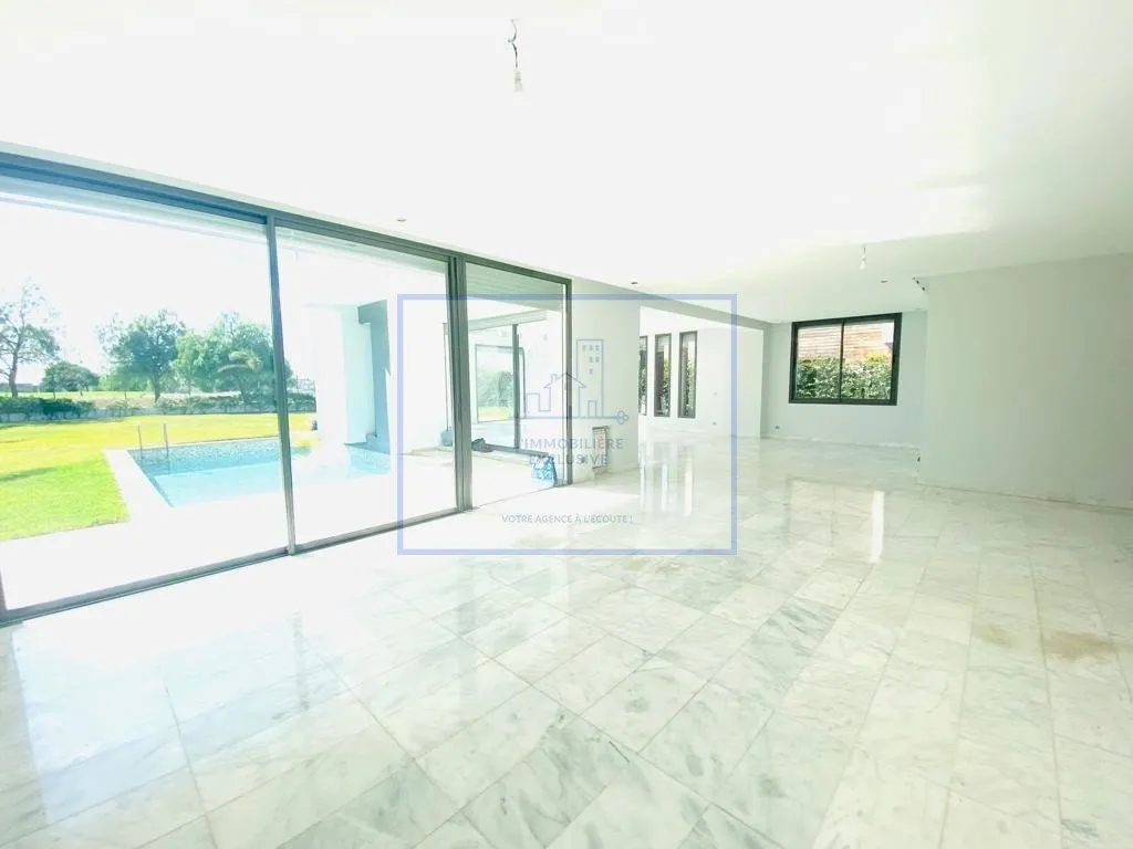 BOUSKOURA-LOCATION-VILLA-JARDIN-PISCINE - الدار البيضاء (2)