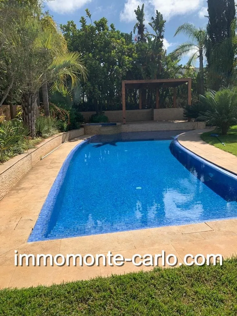 Villa de luxe meublée à Rabat au quartier Souissi - الرباط