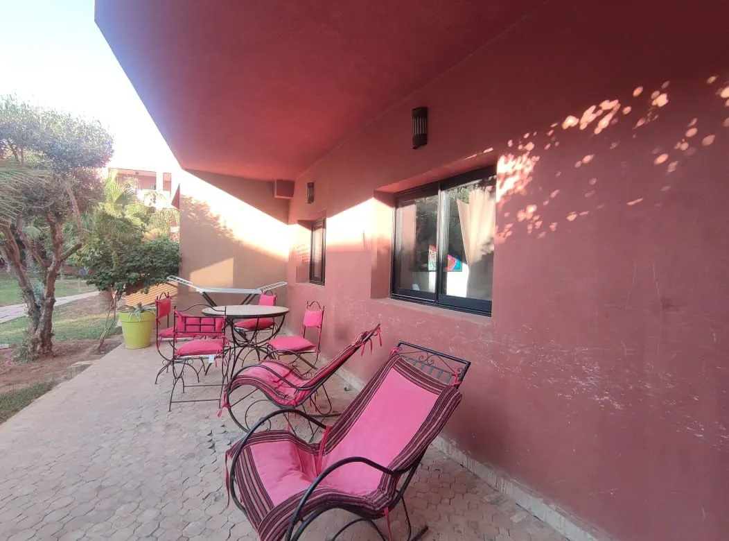 UN REZ DE JARDIN EN LOCATION LONGUE DURÉE MEUBLÉE - مراكش