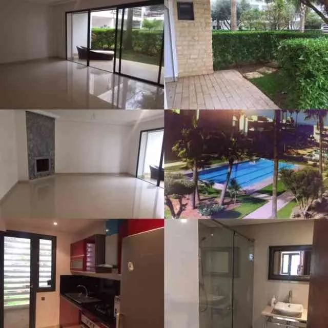 Bel appartement de 129m2 a DAR BOUAZZA - دار بوعزة