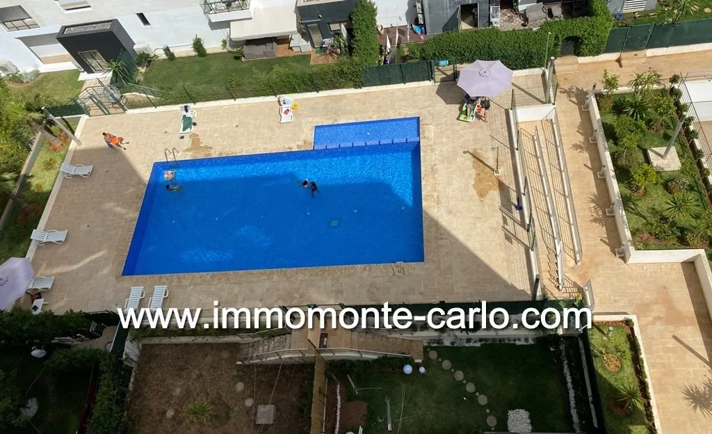 Superbe appartement avec piscine Hay Riad - الرباط