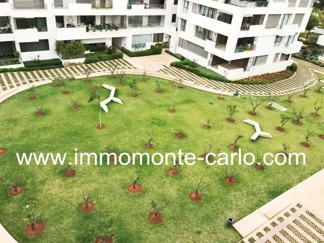 Bel appartement meublé avec terrasse Rabat Orangeraie de Souissi - الرباط