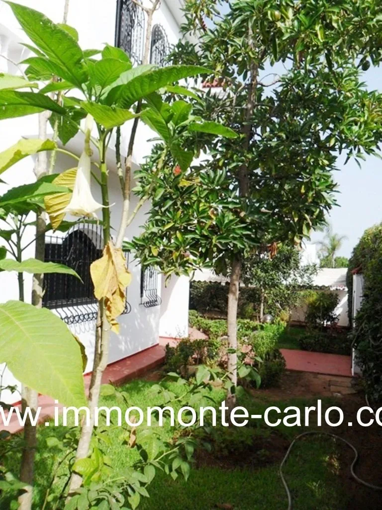 Superbe villa avec jardin à louer Hay Riad Rabat - الرباط (4)