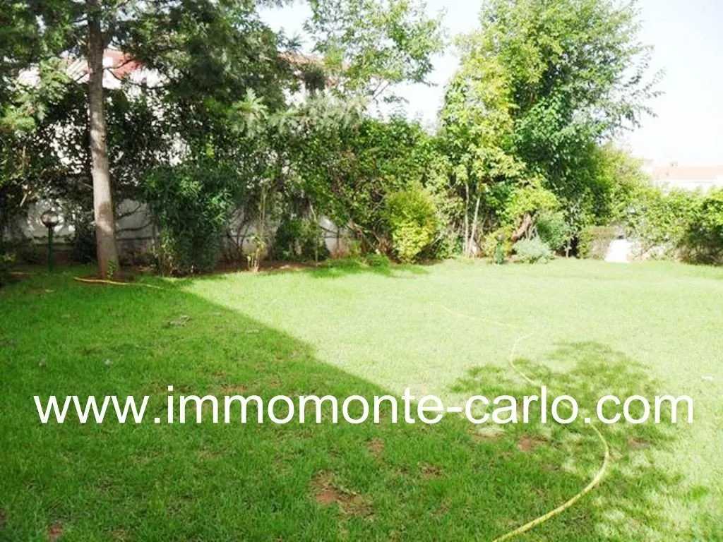 Superbe villa avec jardin à louer Hay Riad Rabat - الرباط (2)