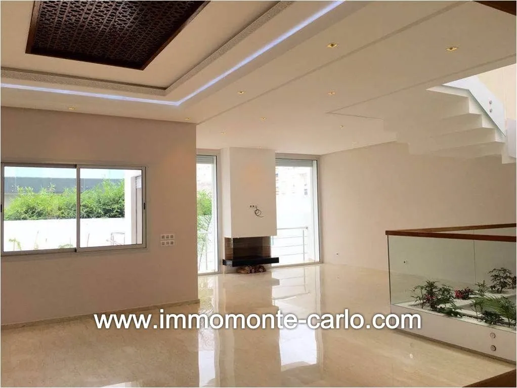 Villa neuve moderne avec piscine à Hay Riad Rabat - الرباط (2)