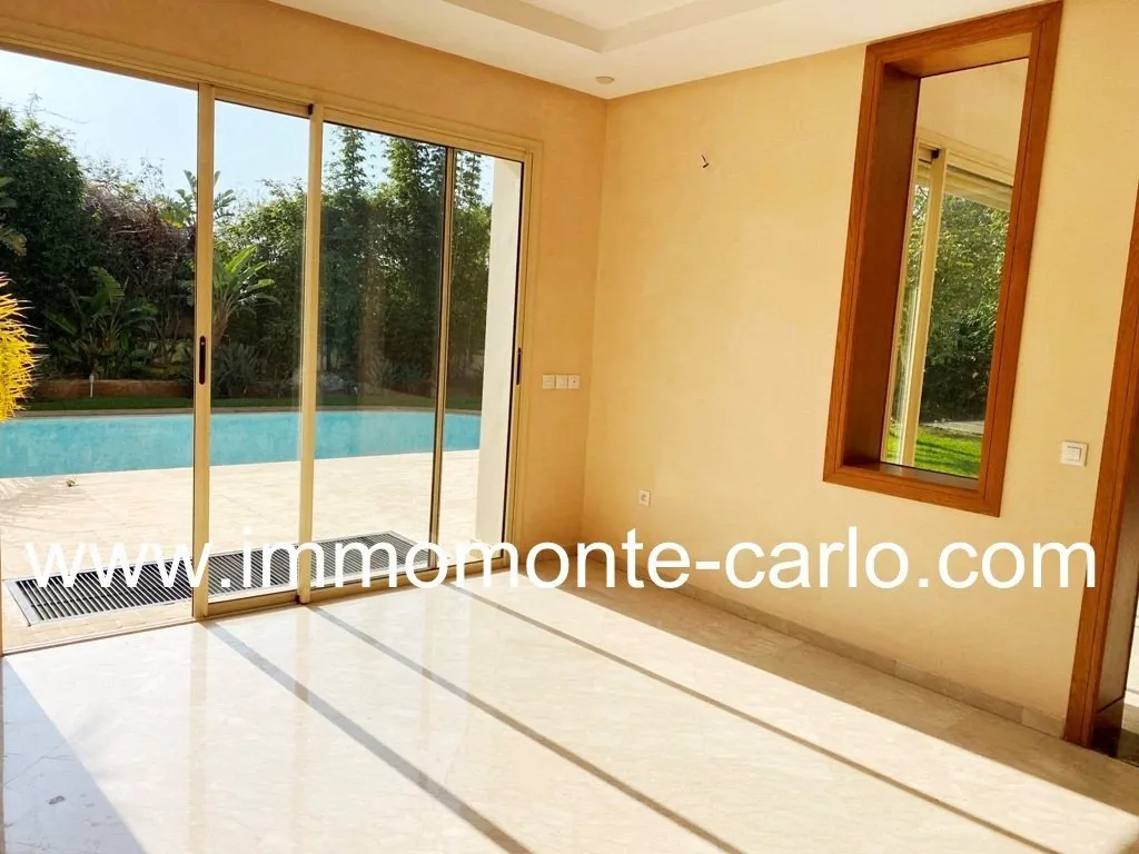 Location d’une villa d’architecte avec piscine à Souissi Bir Kacem - الرباط (2)