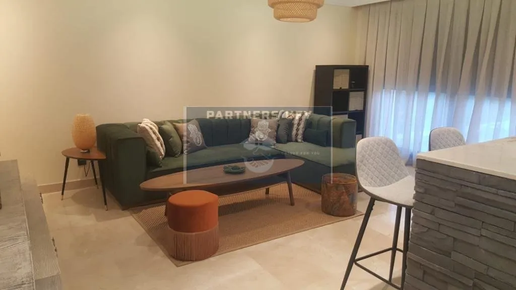 joli appartement á louer avec en résidence á BOUSKOURA- Terrasse- Vue golf - الدار البيضاء