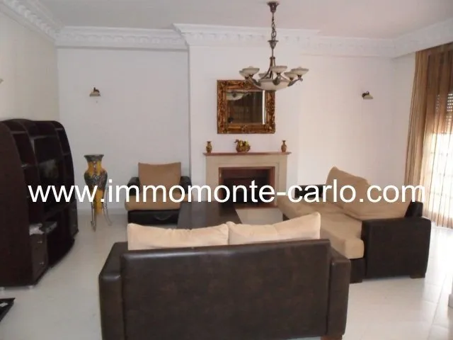 A louer villa avec piscine et chauffage central Souissi RABAT - الرباط (3)