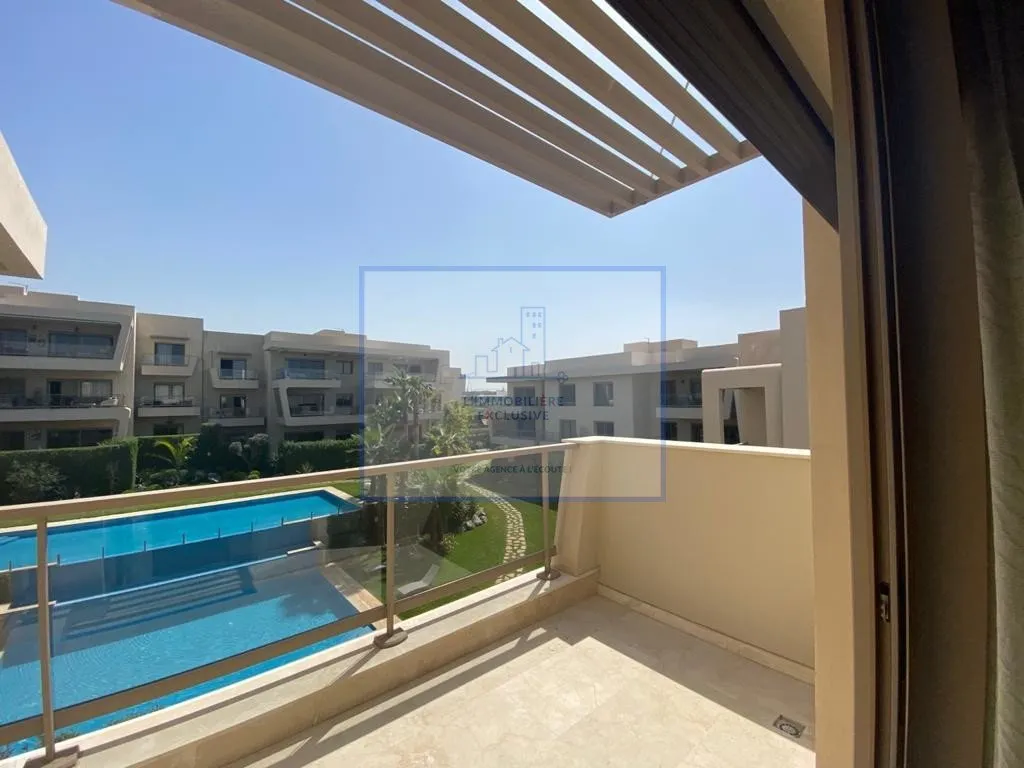 BOUSKOURA-LOCATION-APPARTEMENT-TERRASSE-PISCINE - الدار البيضاء (2)